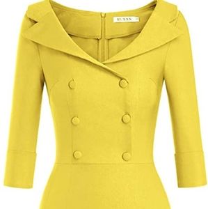 MUXXN Women's Classic Vintage Sweetheart Neckline